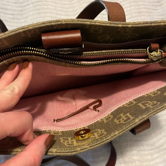 DOONEY & BOURKE Canvas Monogram Tote - Picture 4 of 7